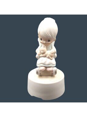 Precious Moments The Purr-fect Grandma Music Box 1981 Jonathan & David E-7184
